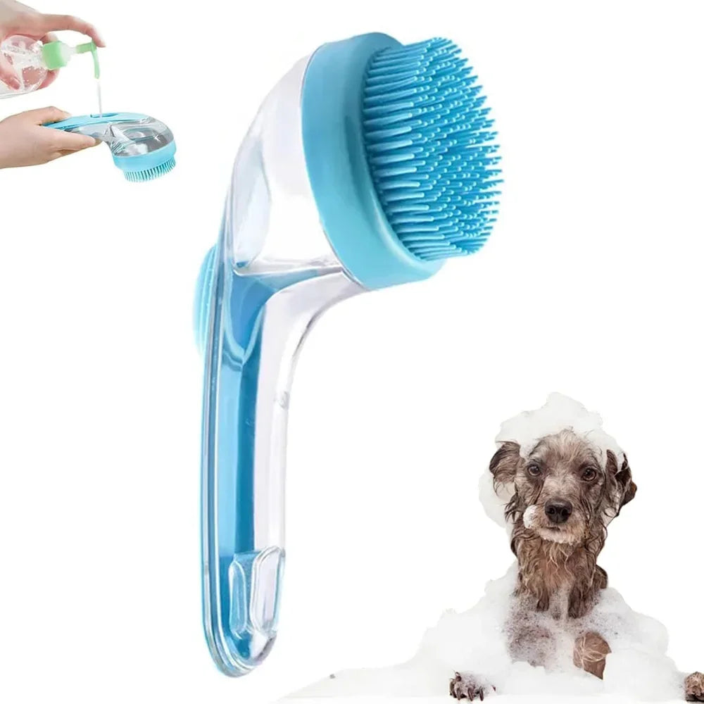 Pet Bath Brush for Small Dogs and Cats: Specialized Washing Tool and Massage Scrub Brush for Effective Pet Grooming