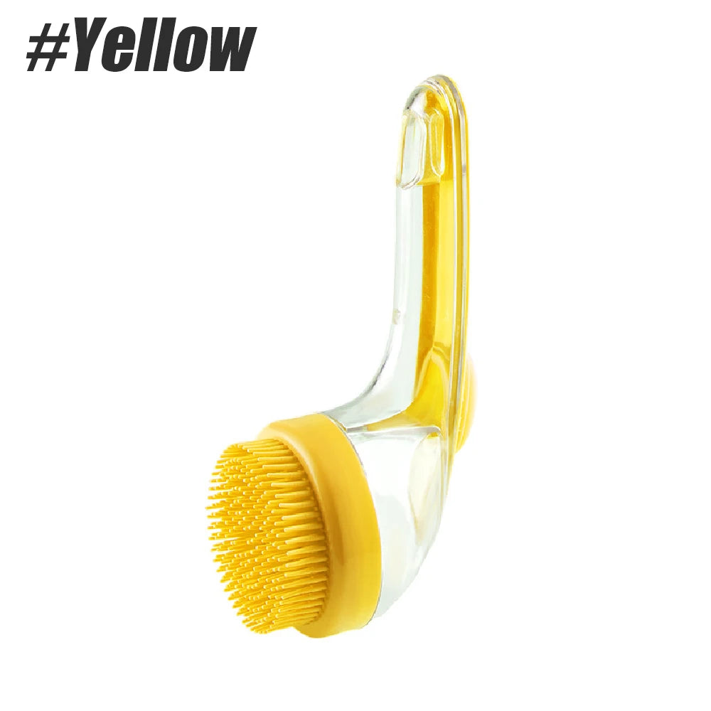 Pet Bath Brush for Small Dogs and Cats: Specialized Washing Tool and Massage Scrub Brush for Effective Pet Grooming