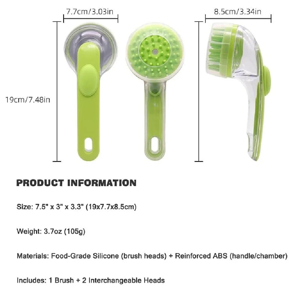 Pet Bath Brush for Small Dogs and Cats: Specialized Washing Tool and Massage Scrub Brush for Effective Pet Grooming